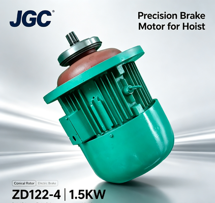 ZD122-4  Crane Lifting Motor  Type 1.5KW Conical Rotor Brake Motor