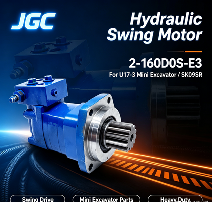 2-160D0S-E3 Construction Machinery Parts Swing Motor for U17-3 Mini Excavator SK09SR Hydraulic Swing Motor 2-160D0S-E3