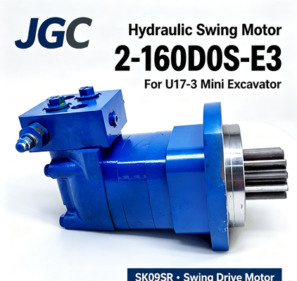 2-160D0S-E3 Construction Machinery Parts Swing Motor for U17-3 Mini Excavator SK09SR Hydraulic Swing Motor 2-160D0S-E3