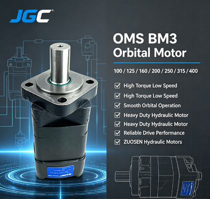 High Torque Low Speed OMS Orbital Motors ZUOSEN Hydraulic Motors BM3 100 125 160 200 250 315 400